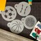 Large Sports Ball Cookie Stencils: Basketball, Golf, Soccer, Baseball | C218 by Designer Stencils |